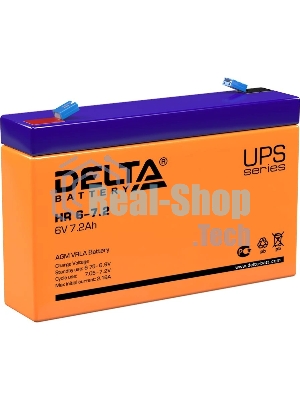 Батарея для ИБП Delta HR 6-7.2 (7.2 А\ч, 6В)