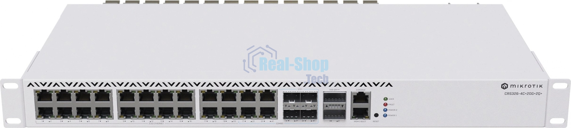 Коммутатор MikroTik CRS326-4C+20G+2Q+RM