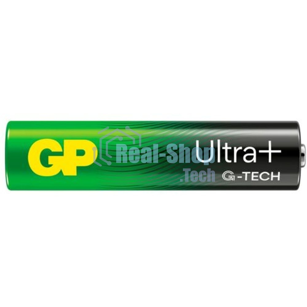 Алкалиновые батарейки c технологией G-tech GP Ultra Plus Alkaline 24А AАA - 2 шт. на блистере