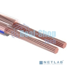 Кабель акустический Rexant 2х1.50 мм, прозрачный BLUELINE, 100 м