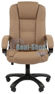Кресло Chairman Home 600 бежевый, ткань, 120 кг