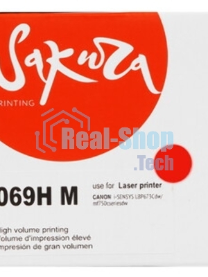 Картридж лазерный Sakura 069HM (5096C002) для Сanon I-Sensys LBP673Cdw/MF750C, пурпурный, 5500к. (чип без счетчика копий)