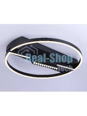 Светильник Ambrella light FL51460/1+1 BK черный 72W 3000K-6400K+4200K D600*110 (ПДУ РАДИО 2.4G)
