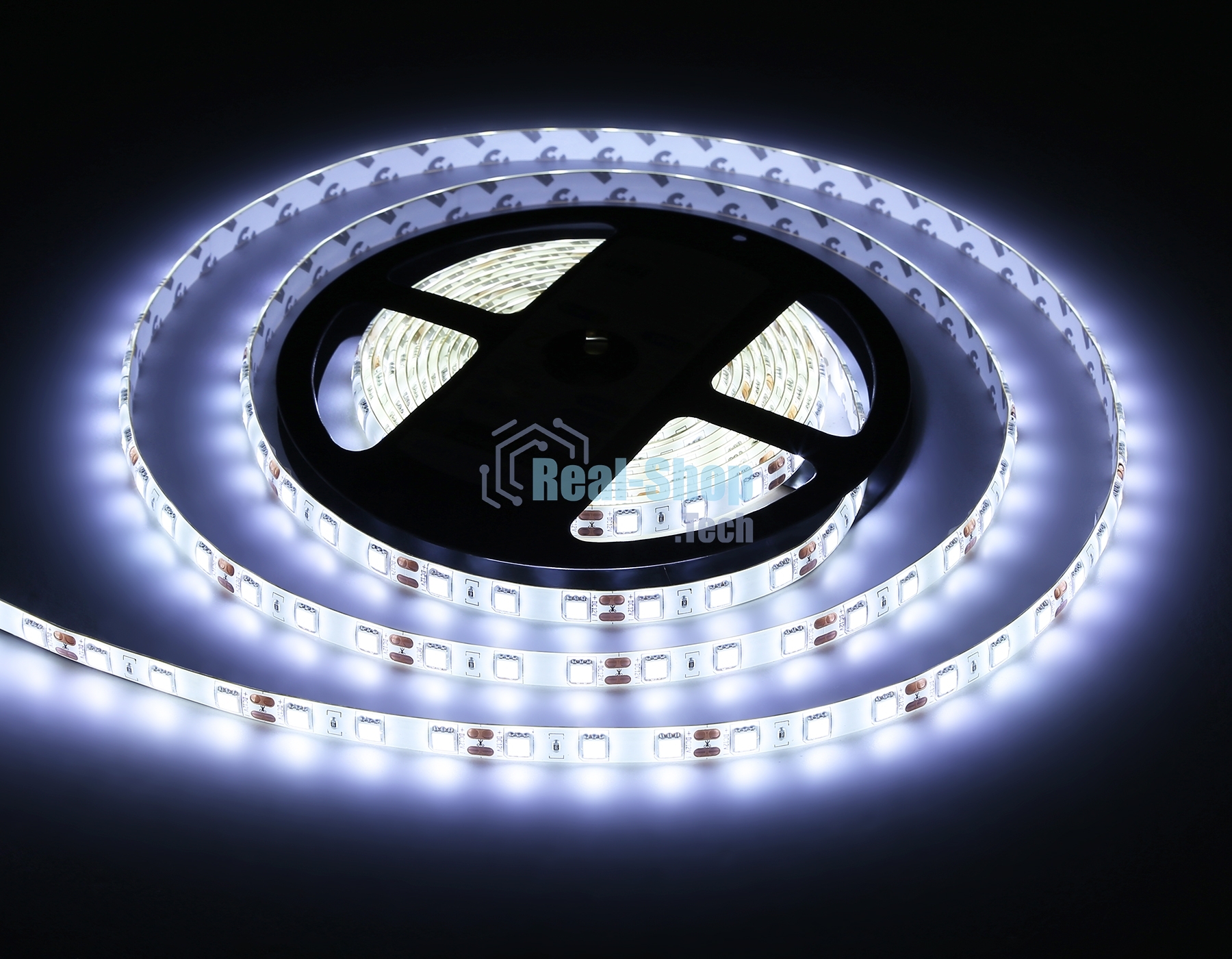 Светодиодная лента Ambrella light GS2103 5050 60Led/ 14.4W m/ 12V IP65 6500K/ 5000*10*2.87mm (2 конт.)