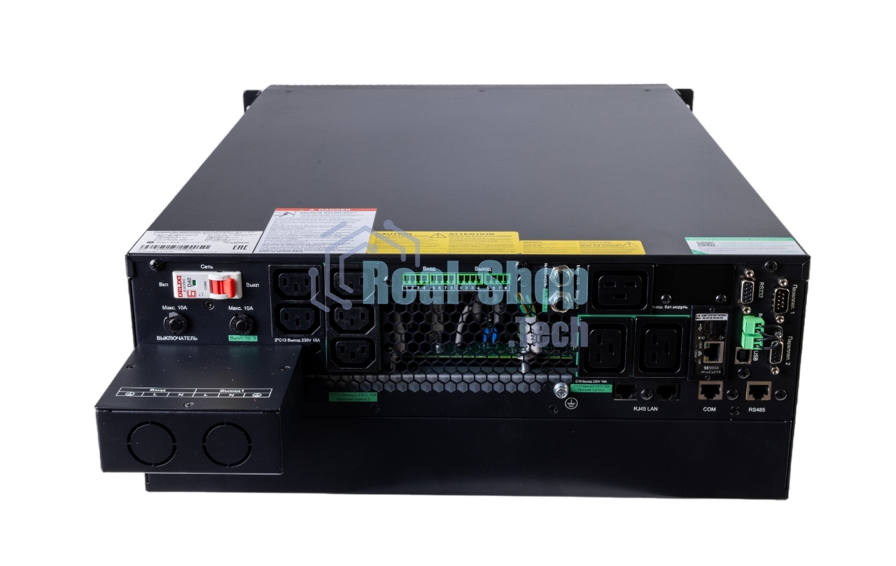 Источник бесперебойного питания Systeme Electric Smart-Save Online SRT SRTSE5KRTXLIG2-NC / 5000 ВА / 5000 Вт / 5 x IEC 320 C13, 3 x IEC 320 С19