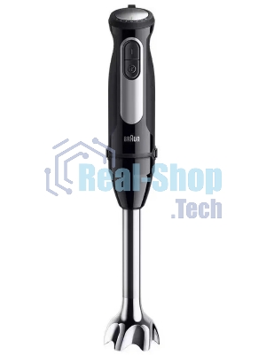 Блендер погружной Braun MQ55254MBK черный, 1000 Вт, 25 скоростей, турбо