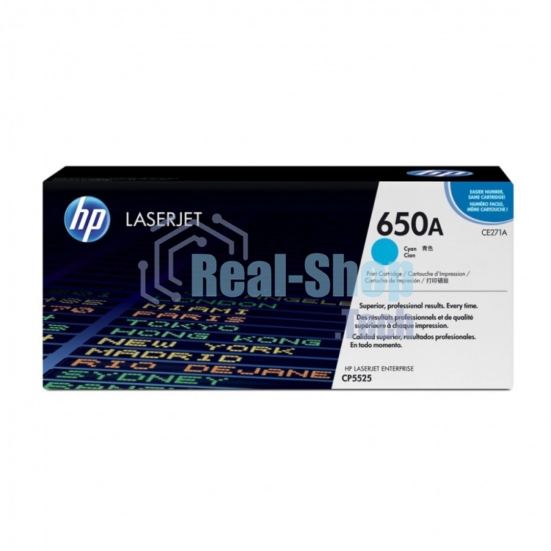 Картридж лазерный HP CE271A голубой для CLJ CP5520/5525 15000 стр.