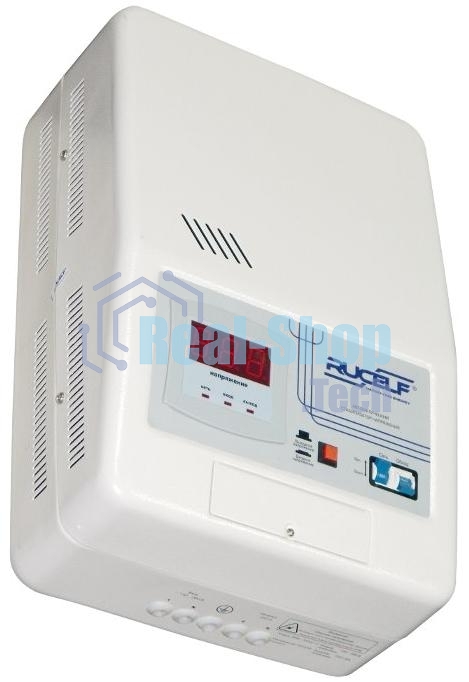 Стабилизатор RUCELF SRW-12000-Dоднофазный, цифровой 220В 12000ВА вх.:130-270В настенный