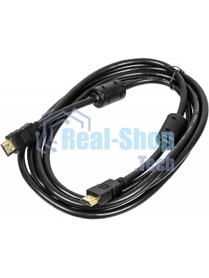 Кабель аудио-видео Ningbo HDMI (m)/HDMI (m) 3м. феррит.кольца позолоченные контакты черный (HDMI-3M-MG(VER1.4))
