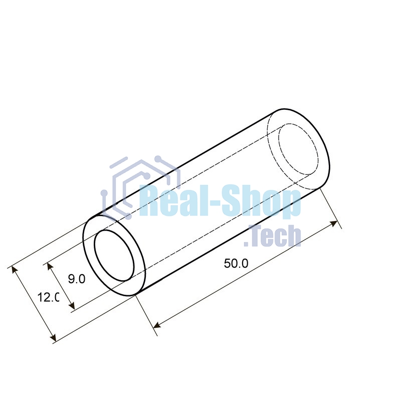 Гильза ГМЛ 35-10 (35 мм² - Ø 10 мм) ГОСТ 23469.3-79 (в упак. 5 шт.) Rexant