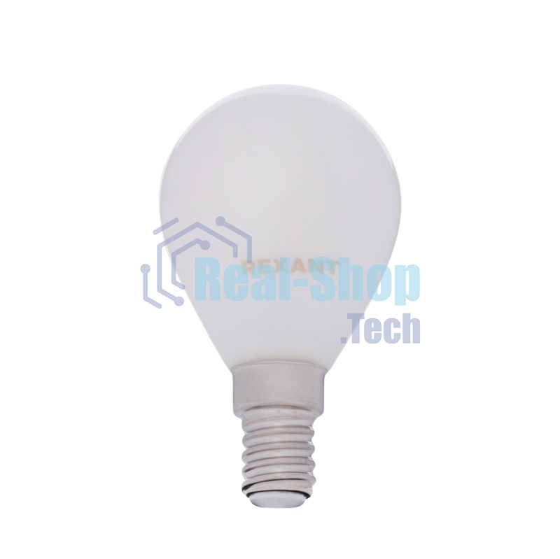 Лампа светодиодная филаментная Rexant Шарик GL45 9.5 Вт 915 Лм 2700K E14 матовая колба