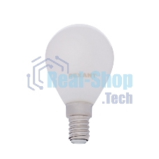 Лампа светодиодная филаментная Rexant Шарик GL45 9.5 Вт 915 Лм 2700K E14 матовая колба