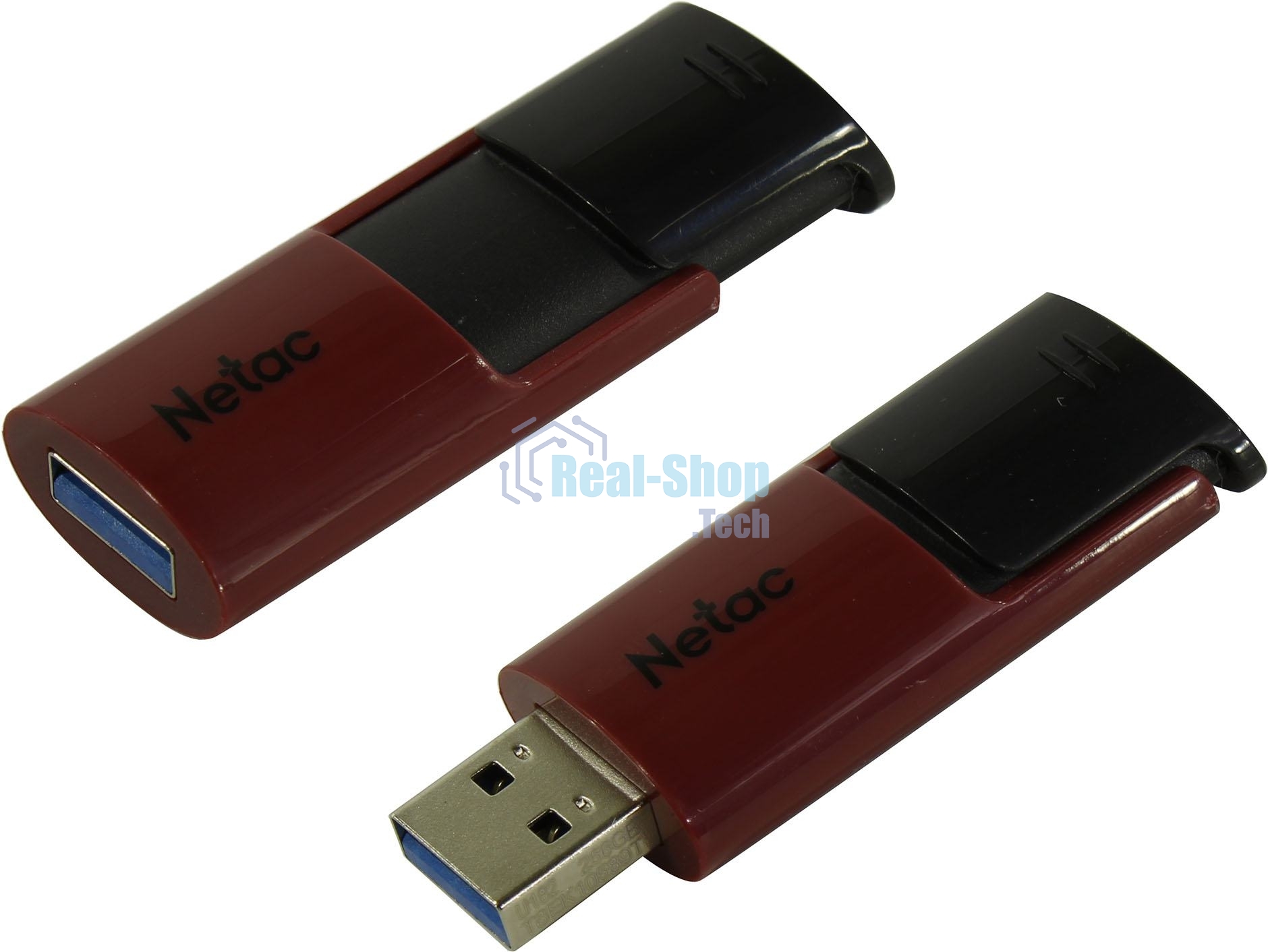 Флешка USB Netac U182 красный USB 3.0 128Gb, retail version