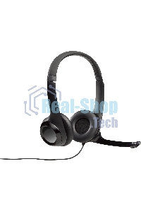 Гарнитура проводная Logitech Headset Logitech H390 USB черный