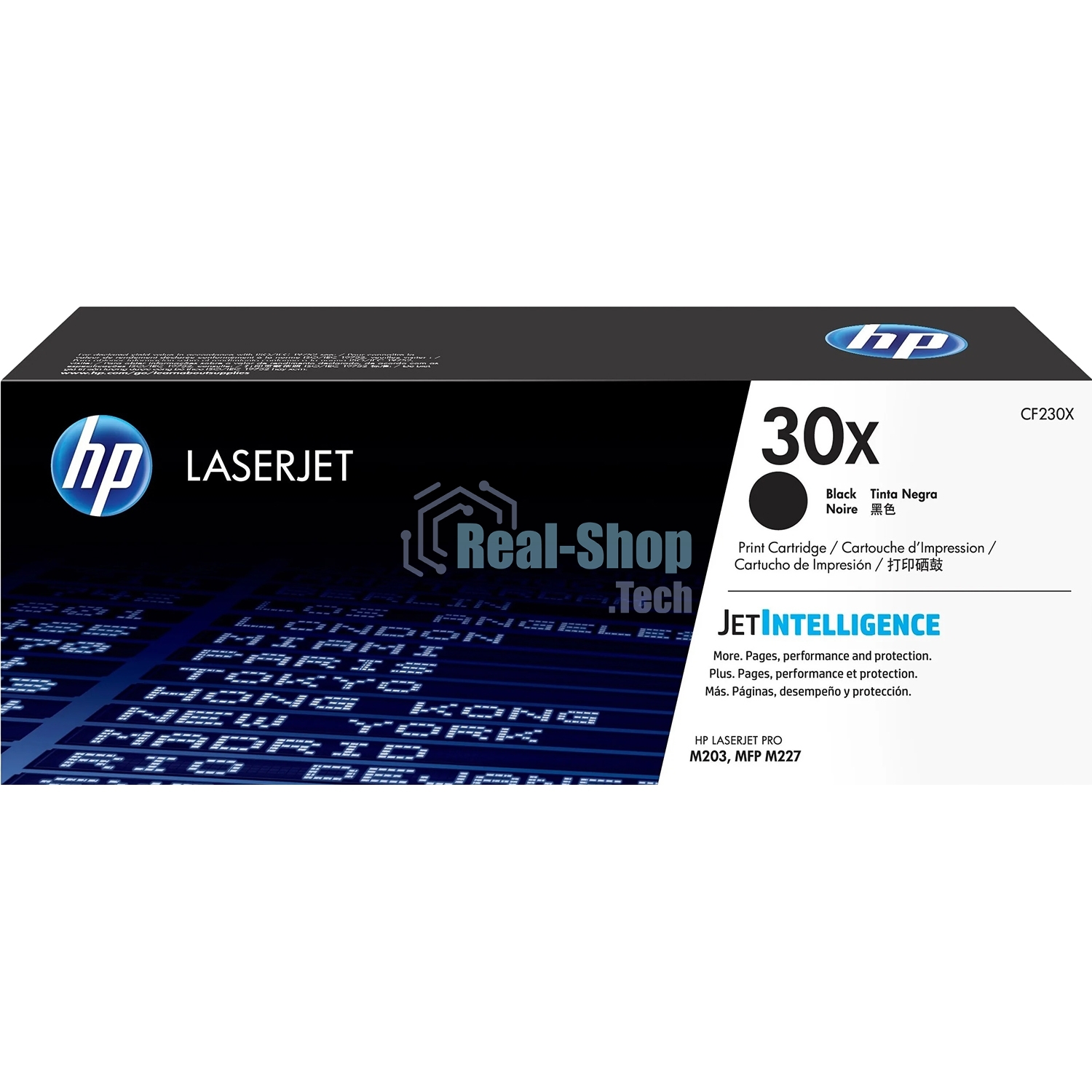Картридж лазерный HP 30X черный для LJ Pro M203/M227 (3500 стр.)