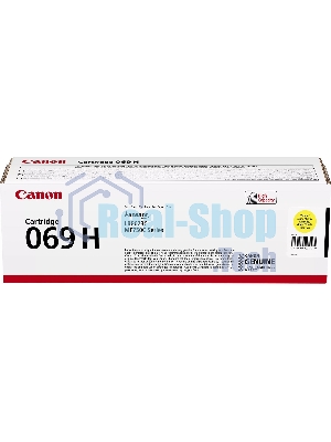 Картридж лазерный Canon 069HY (5095C002/004) желтый (5500 стр. повышенной емкости) для Canon MF752Cdw/754Cdw, LBP673Cdw