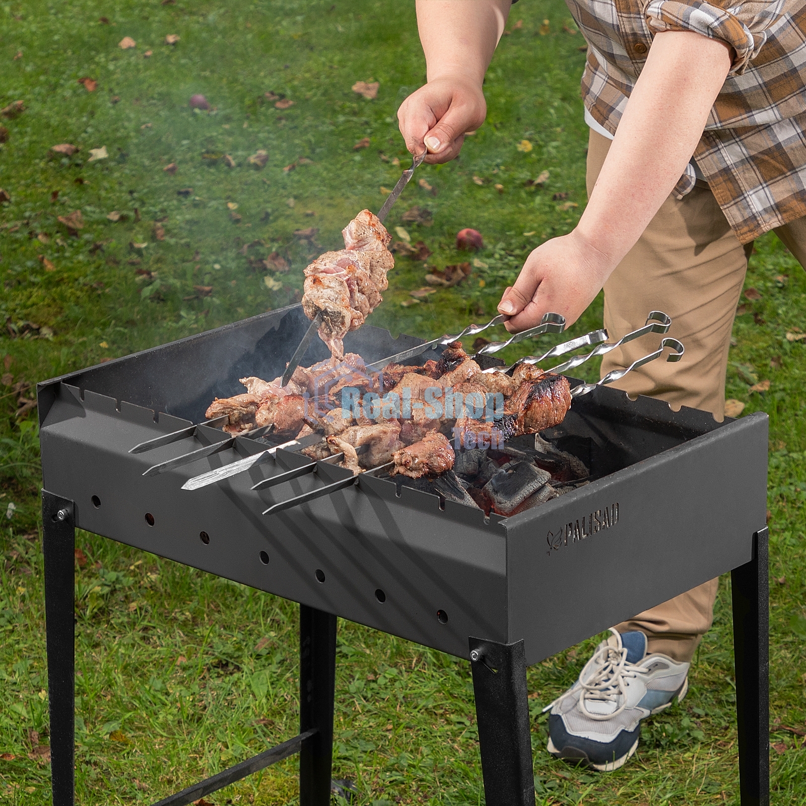 Шампуры с чехлом 60 см (6шт.) Camping Palisad