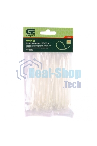 Хомуты Сибртех, 100 х 2,5 мм, пластиковые, белые, 100 шт. 45515
