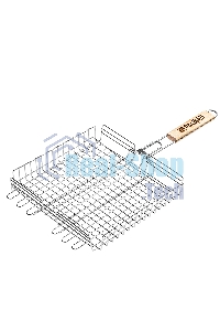Решетка-гриль 340х340х60 мм, объемная, нержавеющая сталь, Camping Palisad