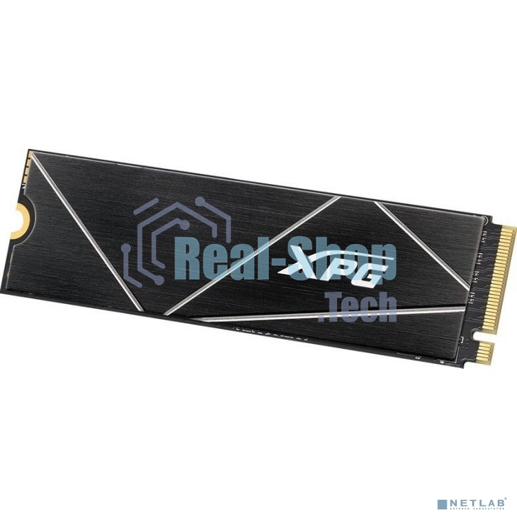 Накопитель SSD ADATA XPG BLADE S70, 1Tb, PCIe 4.0 x4, M.2 2280, NVMe, R/W 7400/5500, с радиатором