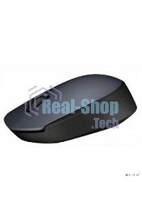 Мышь беспроводная Logitech M170 черный/темно-серый, 1000 dpi, радиоканал, USB, кнопки - 3