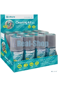 Чистящий спрей Defender для экранов/пластиковый флакон с пульверизатором 200 мл + микрофибра 20 х 20 см/Беларусь