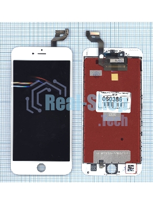 Дисплей для iPhone 6S Plus в сборе с тачскрином (Foxconn), белый