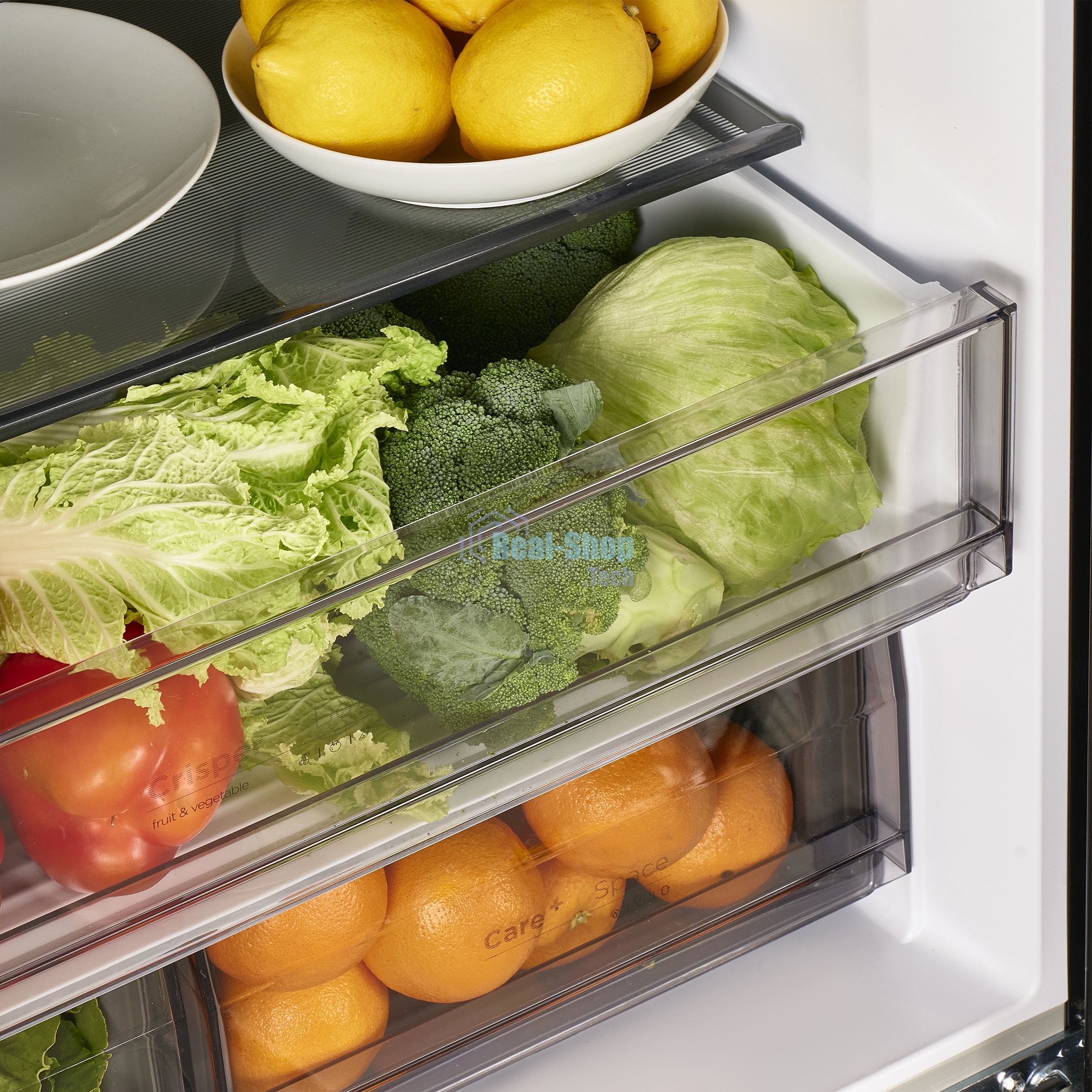 Холодильник Maunfeld MFF183NFSBE черная нержавеющая сталь трехкамерный инвертор 405л морозилка снизу