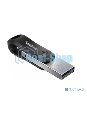 Флешка USB SanDisk IX60N iXpand Go (SDIX60N-064G-GN6NN), 64Gb, USB 3.0/Lightning, R/W 150/70, черный/серебристый