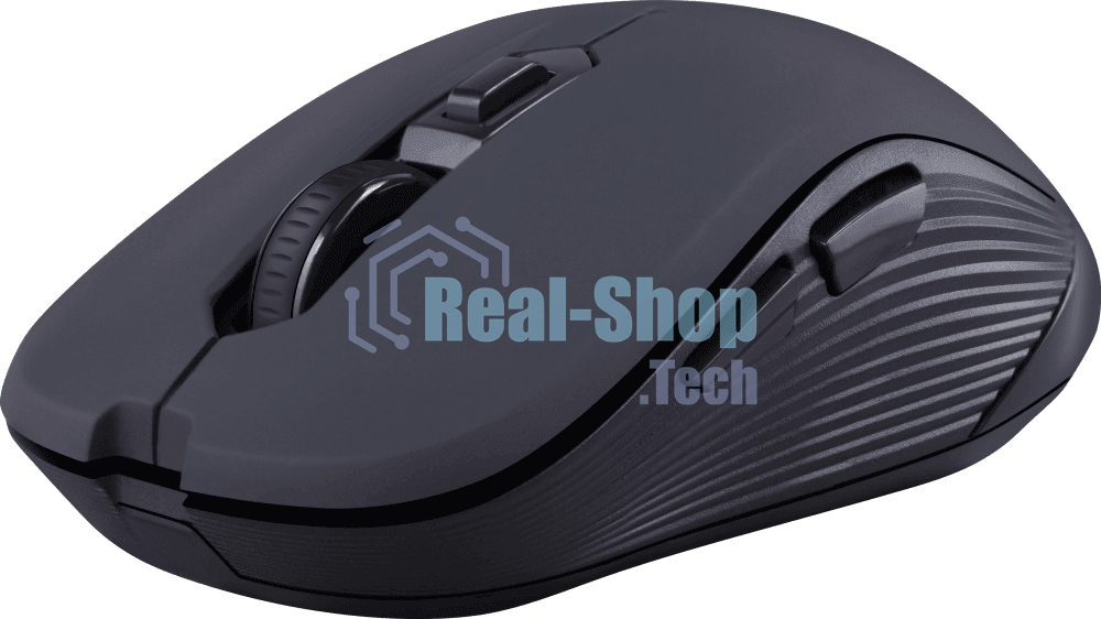 Мышь беспроводная Defender Gassa MM-105 черный, 1600 dpi, радиоканал, USB, кнопки - 6