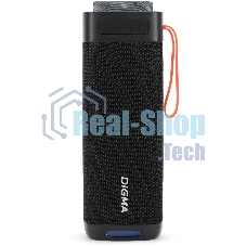 Портативная колонка Digma D-PS1522 черный 60W 2.0 BT 10м 3000mAh (PS1522B)
