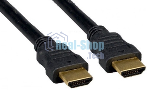Кабель соединительный аудио-видео HDMI (m)/HDMI (m) 3м. феррит.кольца позолоченные контакты черный (NO NAME)