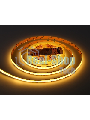 Светодиодная лента Ambrella light GS4801 COB 616Led/19W m/ 24V IP20 3000K/ 5m*12mm*2mm (2 конт.)