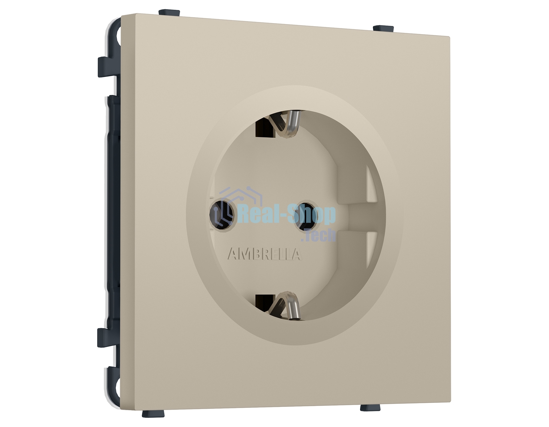 Комплект механизма электрической розетки SIGMA Кашемир 50Hz 2P+E с/з 16A-250V QUANT PRO (SP3460, PR141)