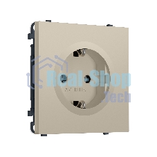 Комплект механизма электрической розетки SIGMA Кашемир 50Hz 2P+E с/з 16A-250V QUANT PRO (SP3460, PR141)
