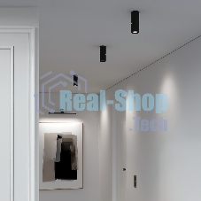 25048/LED 12W 4000К чёрный / Светильник потолочный светодиодный
