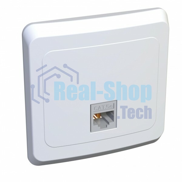 Розетка компьютерная 1-м СП Этюд RJ45 бел. SchE KOMC-001B