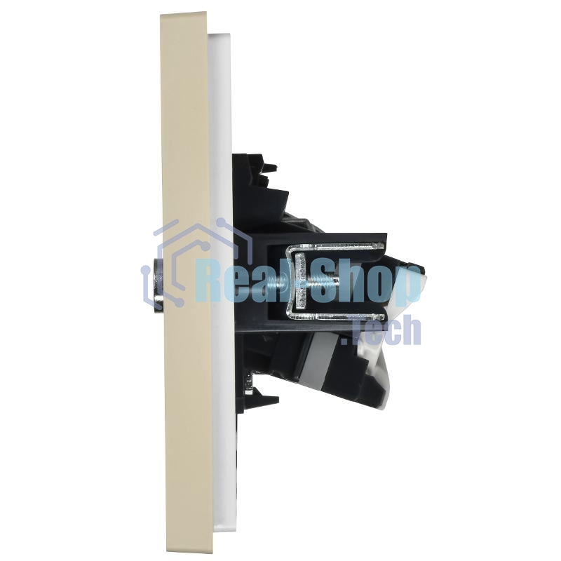 Розетка двойная TV+RJ45 кат.6 FP437 IEK FORTE&PIANO Ваниль