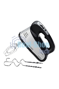 Миксер электрический Galaxy GL 2208, черный с серебристым, ручной, 250 Вт, 5 скоростей + режим 