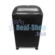 Шредер ГЕЛЕОС УМ42-4, DIN P-4 (4 ур-нь секр.), фрагмент 3,9х30мм, 18-21 лист (70г/м2), CD/пл.карты/скрепки/скобы, 42 л