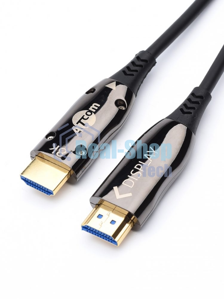 Кабель HDMI 30 м (HIGH speed, Metal gold, Optical) 8K VER 2.1 Кабель HDMI 30 м (HIGH speed, Metal gold, Optical) 8K VER 2.1
