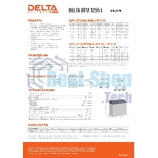 Батарея для ИБП Delta DTM 1255 L напряжение 12В, емкость 55А·ч (239x132x210мм)
