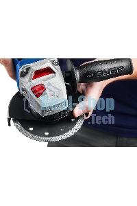 Угловая шлифовальная машина Зубр 125 мм, 1500 Вт, регулировка оборотов, серия Профессионал.