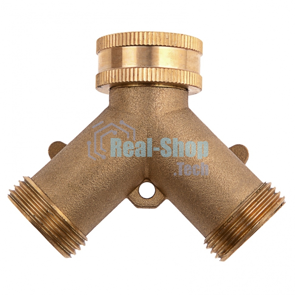 Разветвитель Palisad 2- х канальный, регулируемый, внешняя и внутренняя резьба 3/4