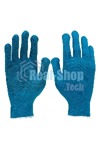 Перчатки в наборе Palisad 5 пар, цвета в ассортименте, ПВХ точка, L,