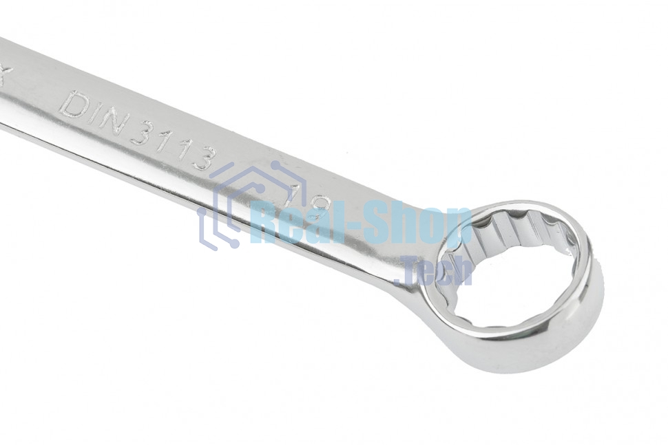 Ключ комбинированный Matrix, 19 мм, CrV, полированный хром