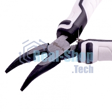 Длинногубцы Matrix Mini, 125 мм изогнутые, авторазжим, PRO