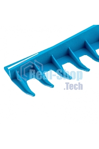 Грабли пластиковые, 430 мм, 13 прямых зубьев, усиленные, без черенка, LUXE Palisad