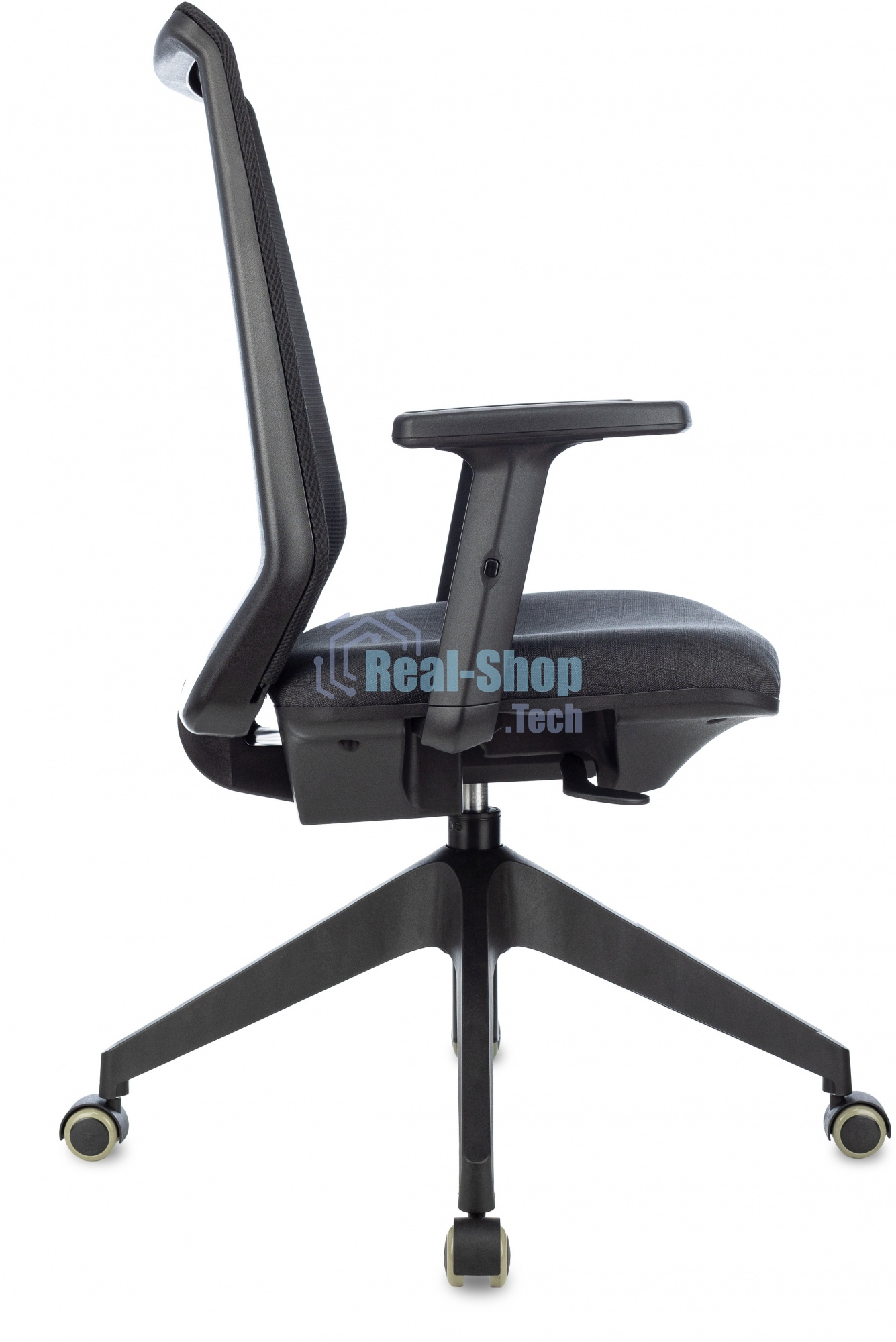 Кресло офисное Бюрократ MC-611NL черный TW-01 38-418 сетка/ткань, крестов. 4-луч. пластик