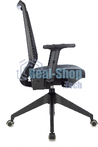 Кресло офисное Бюрократ MC-611NL черный TW-01 38-418 сетка/ткань, крестов. 4-луч. пластик